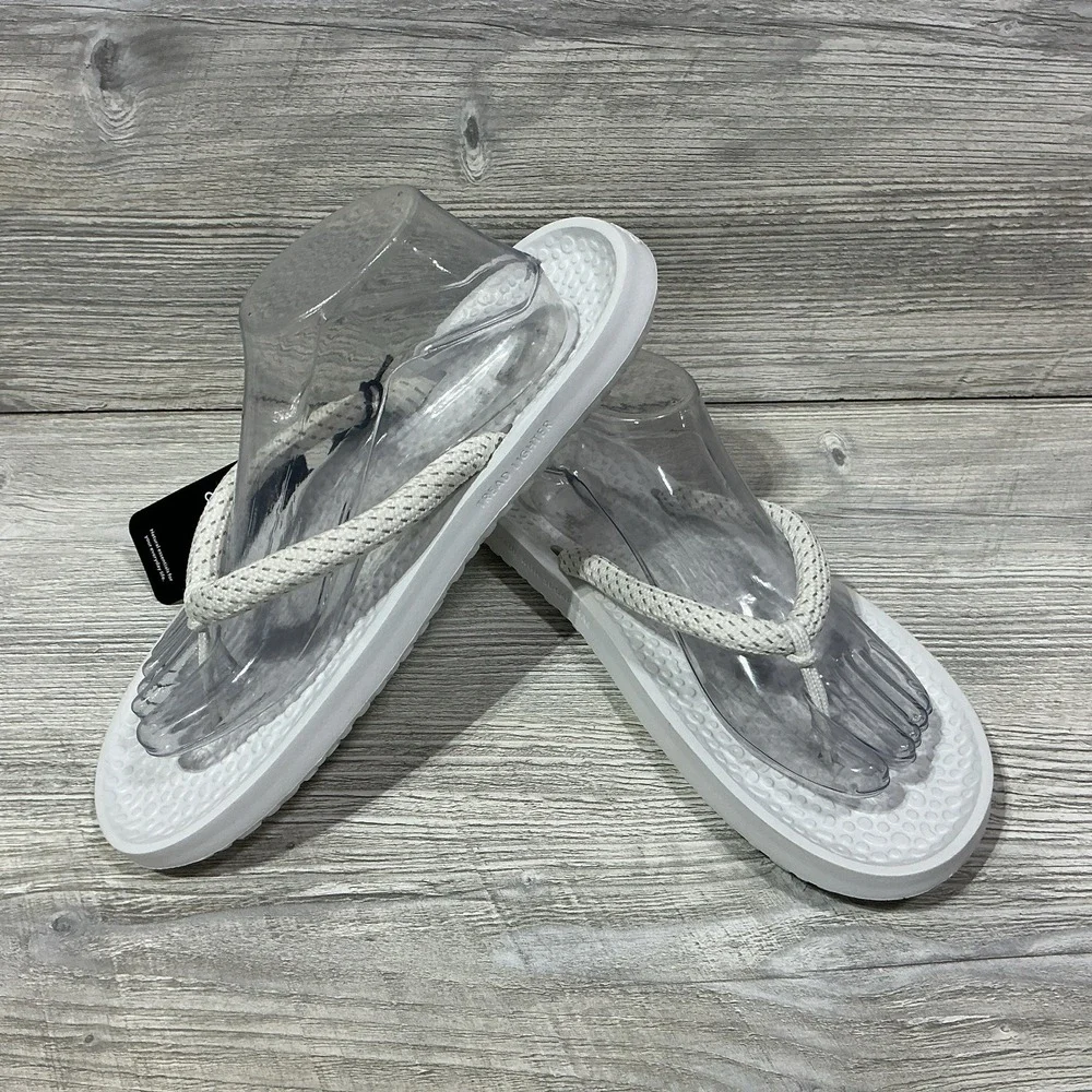Allbirds Sugar Zeffer Flip Flops Sandals White Summer Size Mens 10 Womens 12 NWT
